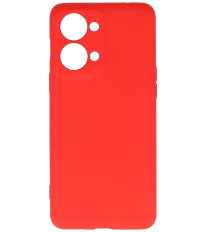 Fashion Color TPU Hoesje OnePlus Nord 2T Rood