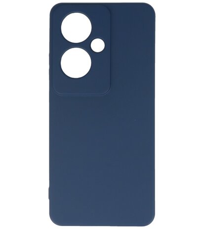 Fashion Color TPU Hoesje Oppo Reno 11F Navy