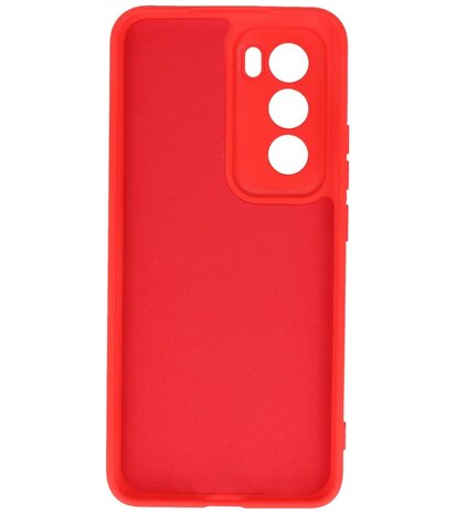 Fashion Color TPU Hoesje Oppo Reno 12 Rood