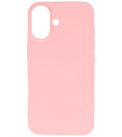 Fashion Color TPU Hoesje voor iPhone 16 Plus Roze