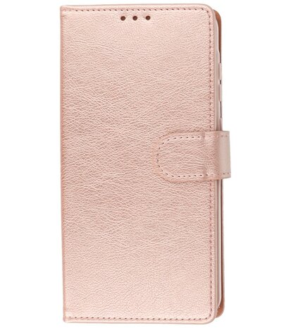 Samsung Galaxy A55 Hoesje Book Case Portemonnee Telefoonhoesje - Roze Goud