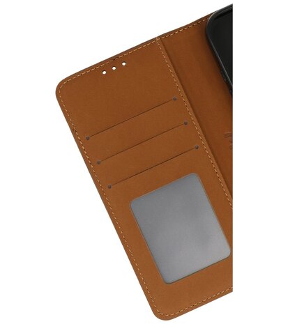 iPhone 16 Pro Hoesje Book Case Portemonnee Telefoonhoesje - Zwart