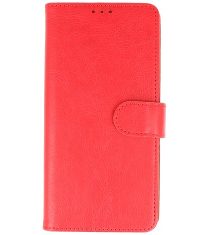 iPhone 16 Hoesje Book Case Portemonnee Telefoonhoesje - Rood