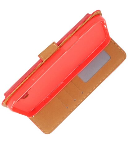 iPhone 16 Hoesje Book Case Portemonnee Telefoonhoesje - Rood