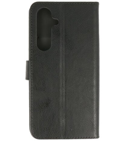 Samsung Galaxy S24 Hoesje Book Case Portemonnee Telefoonhoesje - Zwart