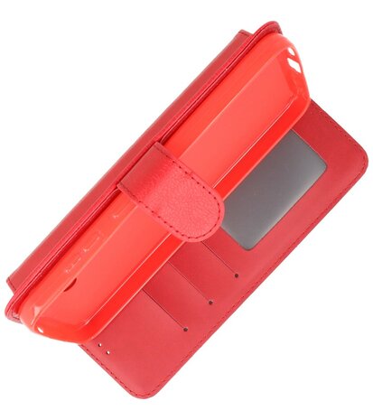 Samsung Galaxy S24 Hoesje Book Case Portemonnee Telefoonhoesje - Rood