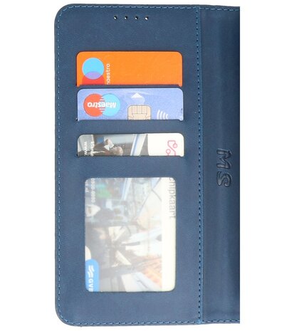 Samsung Galaxy S24 Plus Hoesje Book Case Portemonnee Telefoonhoesje - Navy