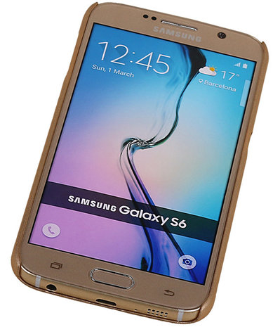 Samsung Galaxy S6 - Brocant Hardcase Hoesje Goud