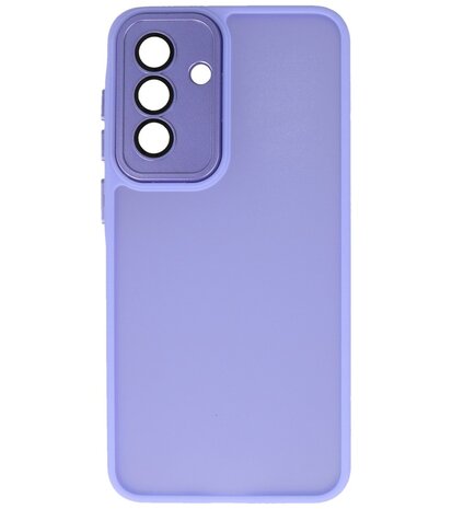 Mat-Transparent met Camera Beschermer Case voor Samsung Galaxy A56 & A36 Paars