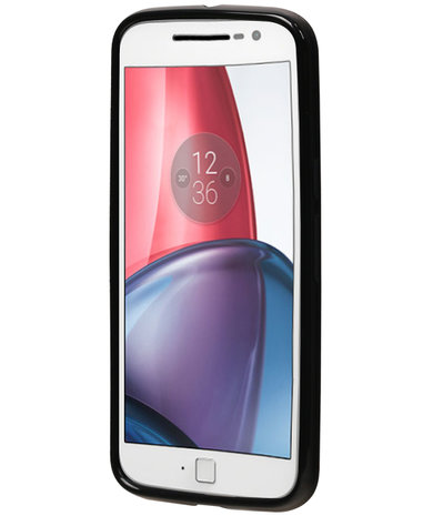 Motorola Moto G4 / G4 Plus TPU Hoesje Zwart