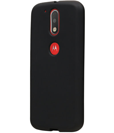 Motorola Moto G4 / G4 Plus TPU Hoesje Zwart