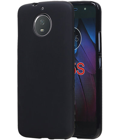 Motorola Moto G5s Design TPU back case hoesje Zwart