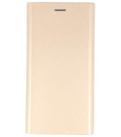 Goud Folio flipbook hoesje Samsung Galaxy J5 2017